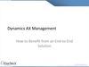 OneNeck IT Services - Dynamics AX Management: How to Benefit from an End-to-End Solution