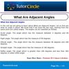 What Are Adjacent Angles