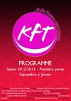 Programme KFT café théâtre de Saint-Galmier septembre-janvier