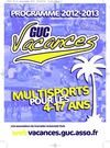 GUC VACANCES - programme 2012/2013