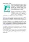 Microsoft Publisher Training