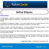 Define Ellipses