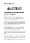 TouristPads launches iPad Rental Service in Singapore