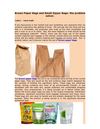 Brown Paper Bags and Small Zipper Bags- the problem solver.