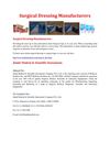 Surgical Dressing Manufacturers - Surgical Tapes Manufacturers