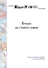 Éthique de l'habitat humain