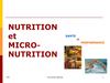 Nutrition et Micro-Nutrition