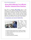 Kruse PEO Offering Cost-efficient Benefits Administration Solutions