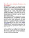 Get The Best Certificate Templates At Certificatepillar