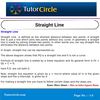 Straight Line