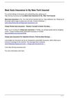 Best Auto Insurance In Ny New York Insured