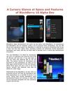 A Cursory Glance at Specs and Features of BlackBerry 10 Alpha Dev