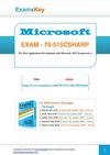 Free Microsoft 70-515CSHARP Exam PDF | Examskey