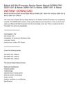 Bobcat 442 Mini Excavator Service Repair Manual DOWNLOAD - 522311001 & Above, 528911001 & Above, 528611001 & Above