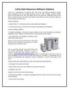 LaCie Data Recovery Software Options