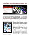 Expand Your Social Networking Arena with iPad