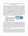 Advertising through means of social networking sites and SEO companies