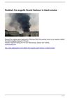 Rubbish fire engulfs Grand Harbour in black smoke