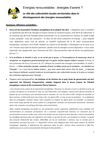 Le rôle des collectivités locales territoriales dans le développement des énergies renouvelables