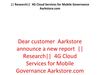 Research 4G Cloud Services for Mobile Governance Aarkstore.com