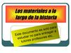 Los materiales