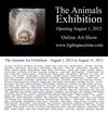 The Animals 2012 Art Exhibition Event Postcard