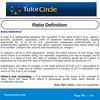Ratio Definition