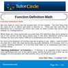 Function Definition Math