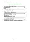Water Efficient Gardens Manual - New South Wales, Australia