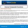 Inverse Composite Functions