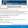 Trapezoid Area Formula
