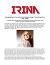 Emerging Dance Pop Artist Irina Releases Single “Something About You” Today
