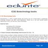 ICSE Biotechnology books