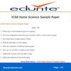 ICSE Home Science Sample Paper