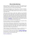 Effect of Online Hindi Songs
