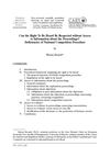 Can the Right To Be Heard Be Respected without Access to Information about the Proceedings? Deficiencies of National...