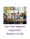 Áine's Class Magazine August 2012