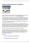 WedPics Wedding album Online in smartphone