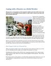 Coping with a Disaster as a Relief Worker