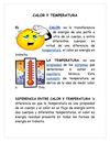 CALOR Y TEMPERATURA