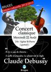 Concert Debussy 22 Août