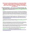 FREE TICKET To Rich Dad Real Estate Training Course in Kansas City Sept. 2012 