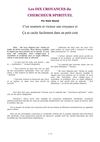 Les dix croyances du chercheur spirituel Alain Bayot