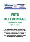 Biocoop du rouennais Fête du fromage 2012
