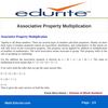 Associative Property Multiplication 