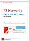 Download Free 001-ARXCONFIG Exam Questions & Answers | Free Demo