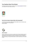 Your Questions About Forex Brokers