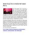 Some Crazy Fun on Kandy Halloween Party