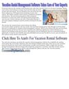 Vacation Home Rental Software Makes Your Work Easy