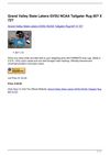 Grand Valley State Lakers GVSU NCAA Tailgater Rug 60″ X 72″